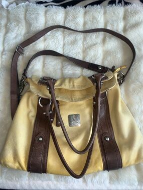 I Medici Firenze genuine leather shoulder bag Italy handbag crossbody purse